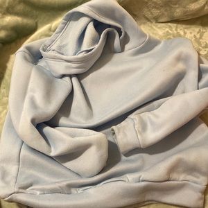 Blue hoodie